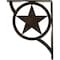 Ekena Millwork Austin Wrought Iron Bracket, (Single center brace), Antiqued Pale Gold 1 1/2"W x 7 1/2"D x 10"H BKTM01X07X10SAUAPG - alternate 7